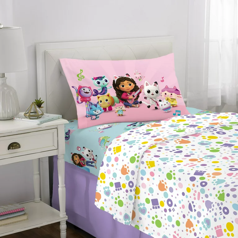 Juego de Sábanas Individual 3pz Gabby Dollhouse