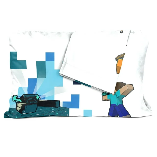 Juego De Sabana Tamaño Matrimonial 4 Pz Minecraft
