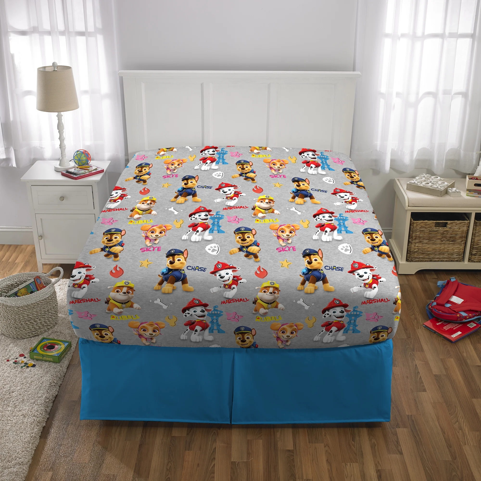 Juego De Sabana Tamaño Matrimonial 4 Pz Paw Patrol