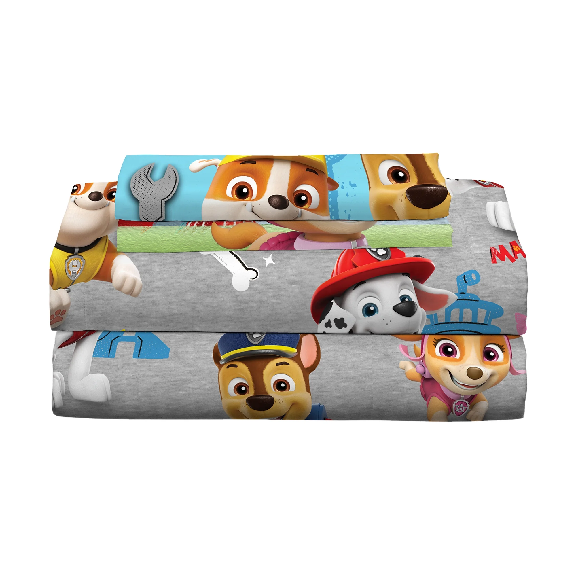 Juego De Sabana Tamaño Matrimonial 4 Pz Paw Patrol