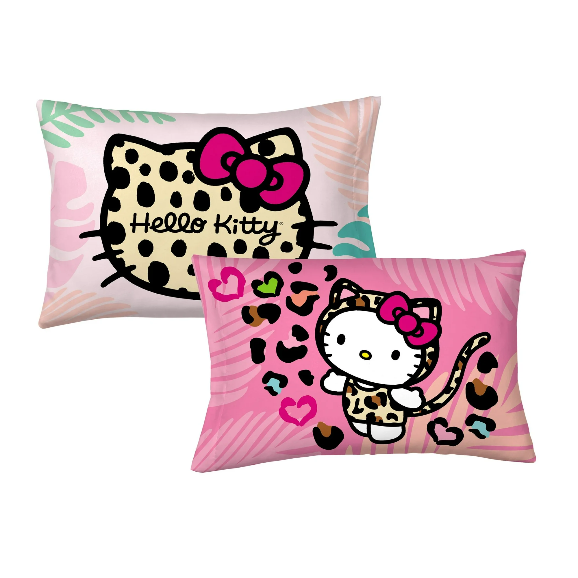 Juego De Sabana Tamaño Matrimonial 4 Pz Hello Kitty Rosa