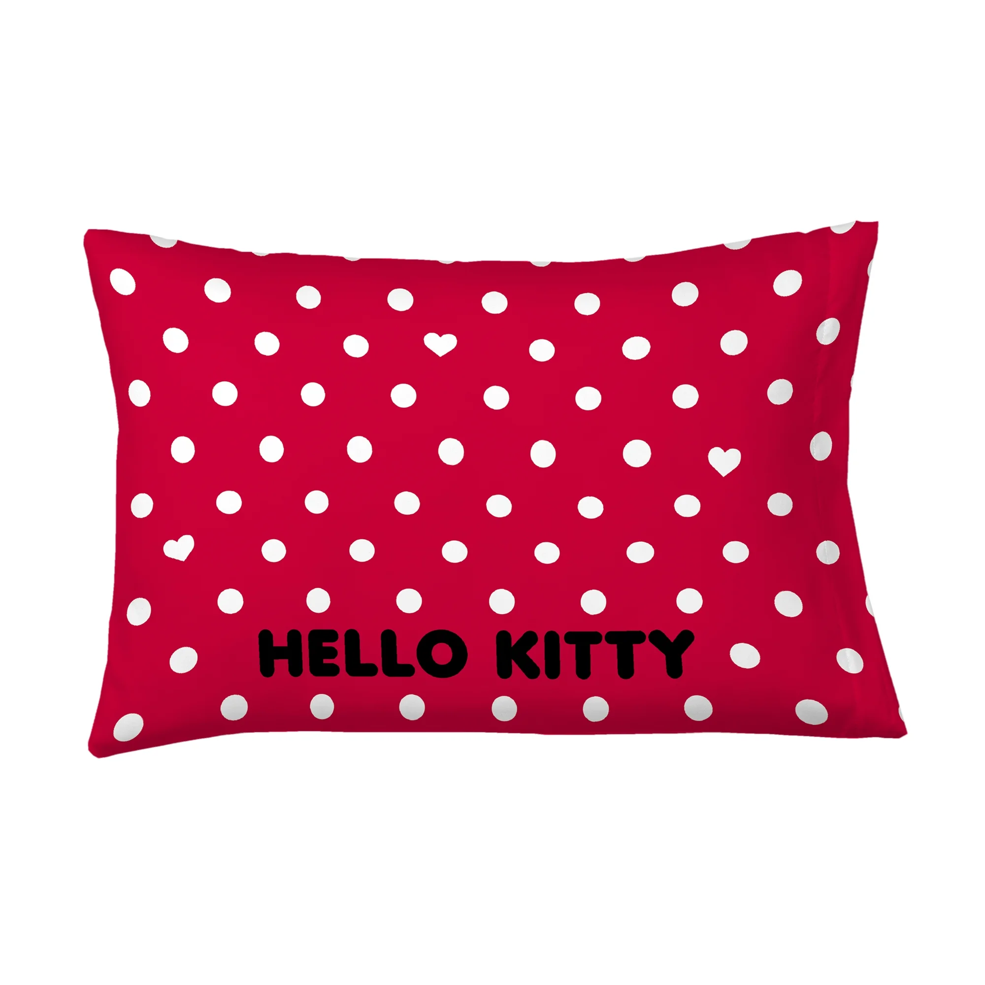 Juego De Sabana Tamaño Matrimonial 4 Pz Hello Kitty Rojo