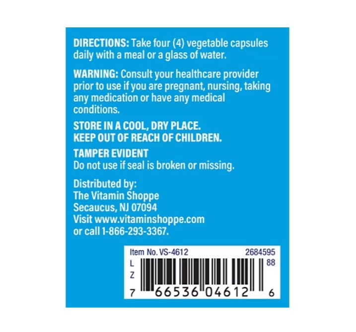 Glicinato de magnesio 400 mg, 120 cápsulas