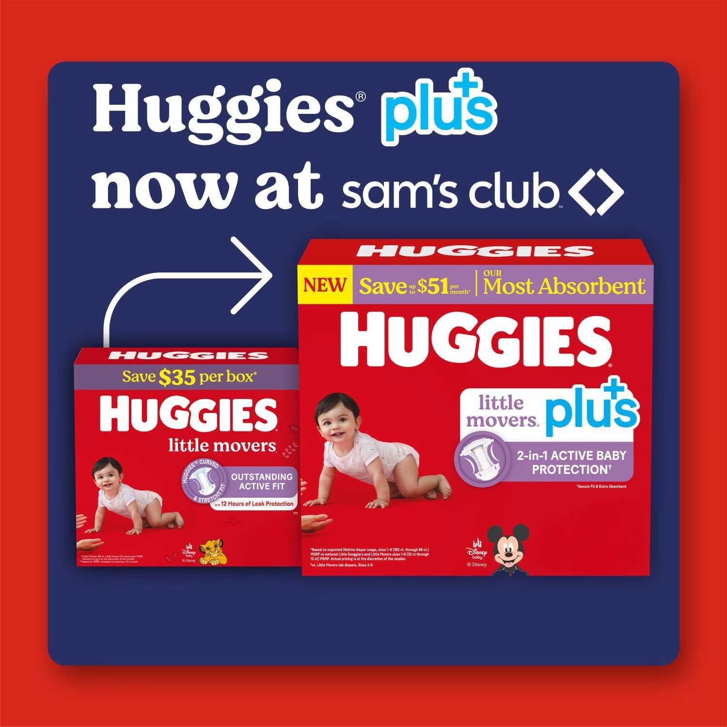 pañales 204pz huggies etapa 3 little movers plus 7-12.7kg