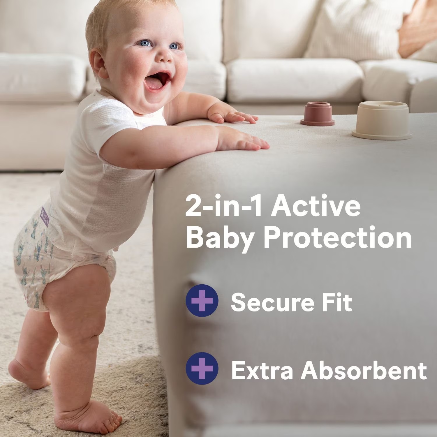 pañales 204pz huggies etapa 3 little movers plus 7-12.7kg